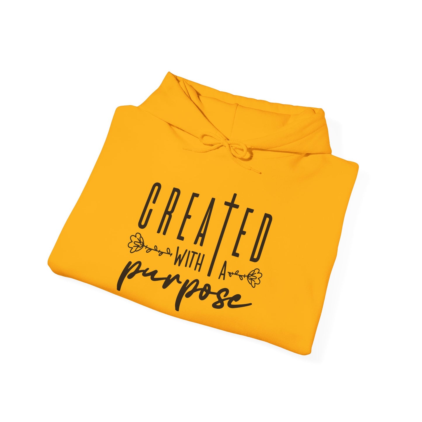 Created with purpose Hoodies