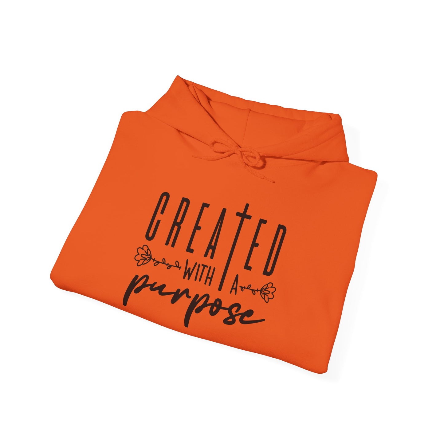 Created with purpose Hoodies