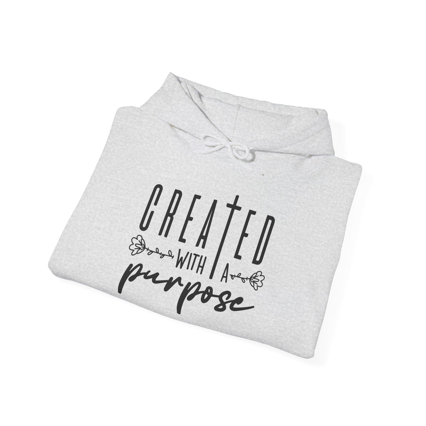 Created with purpose Hoodies
