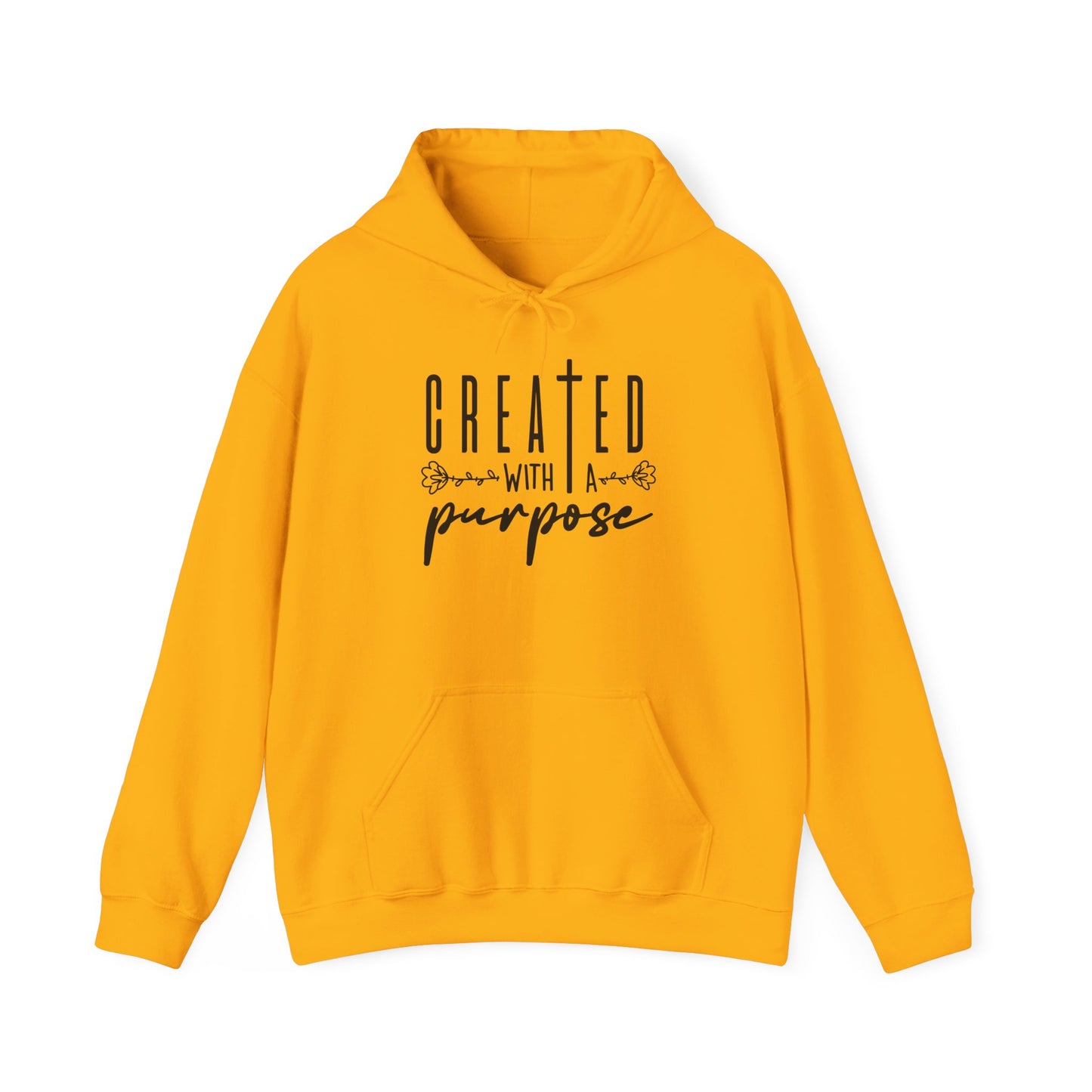Created with purpose Hoodies