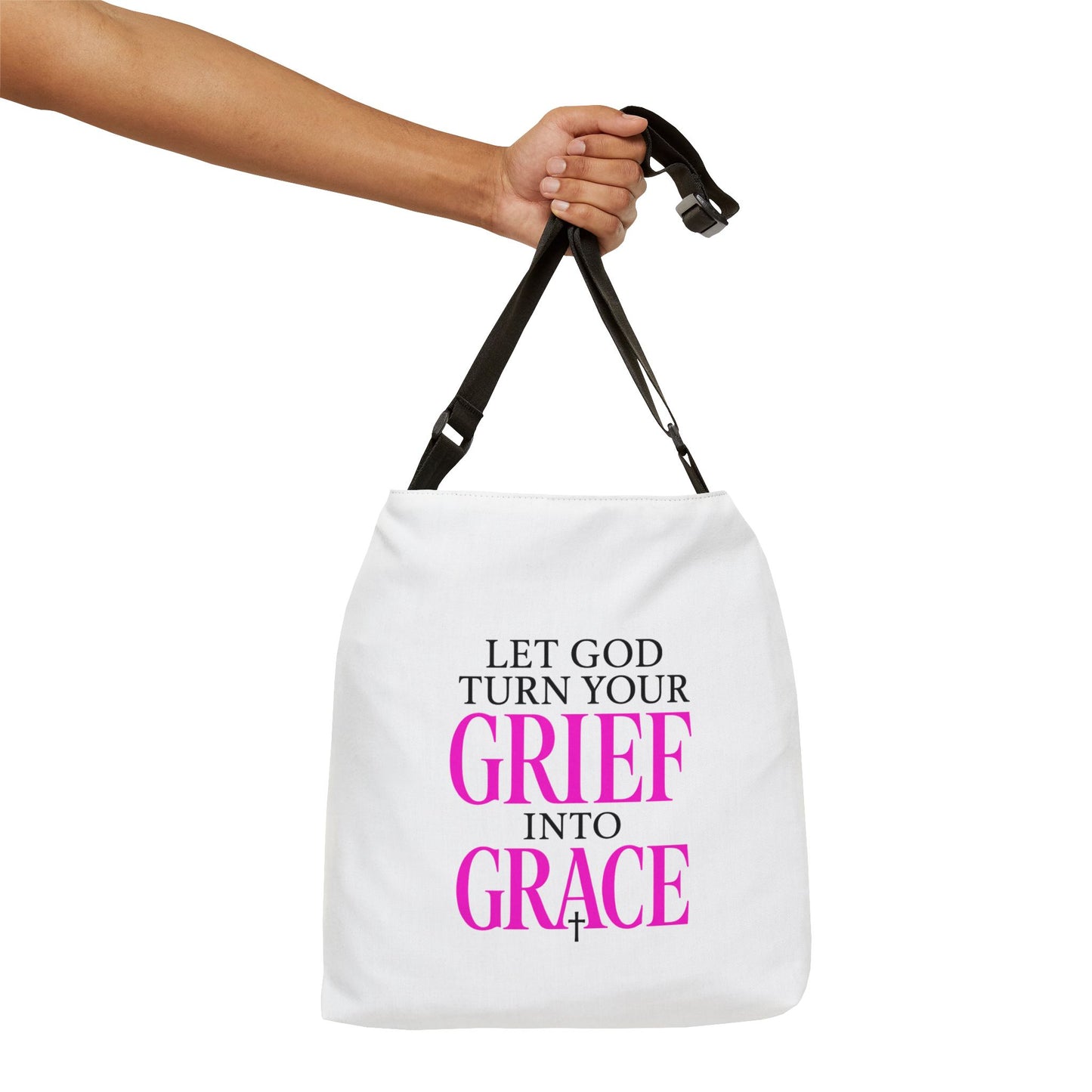 Grief to Grace Motivational Tote Bag