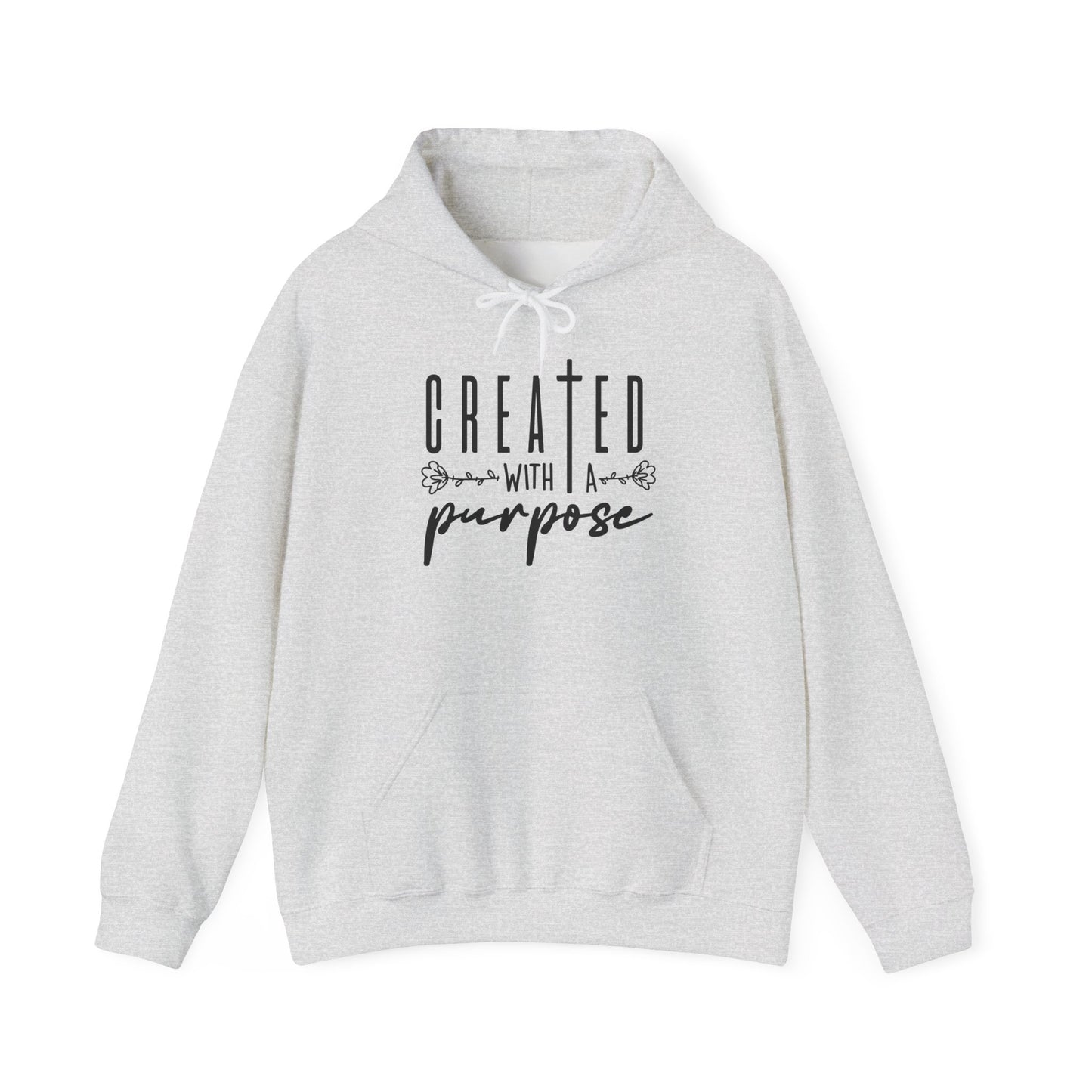 Created with purpose Hoodies