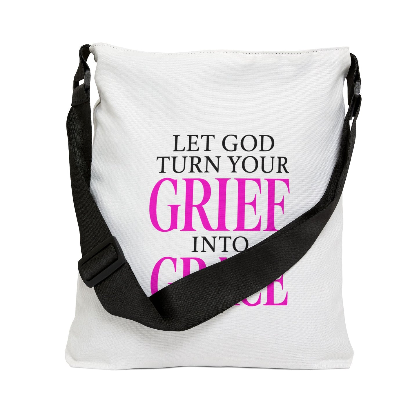 Grief to Grace Motivational Tote Bag
